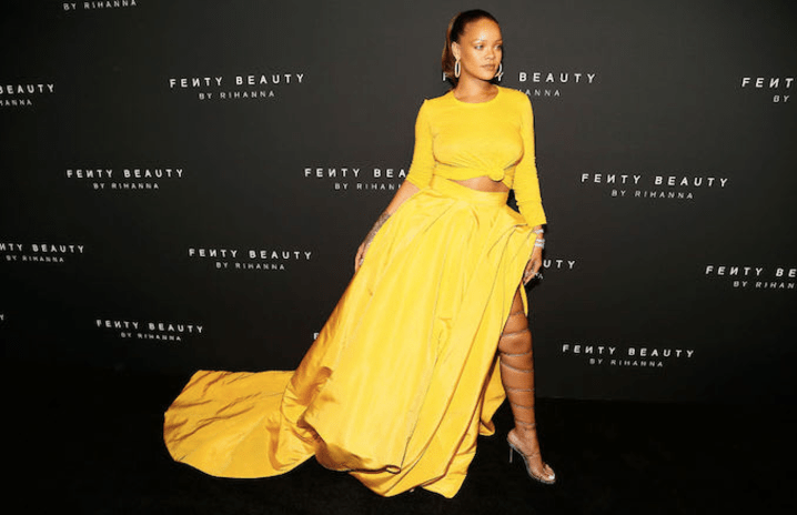 Rihanna host the Fenty Beauty Makeup Collection launch&nbsp;party.